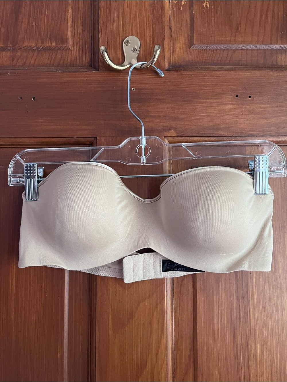 Natori Strapless Bandeau Bra - Nude Beige